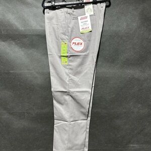 Dickies Pants Men's Size 40x30  Slim Fit  Flat Front Straight Leg Gray NEW